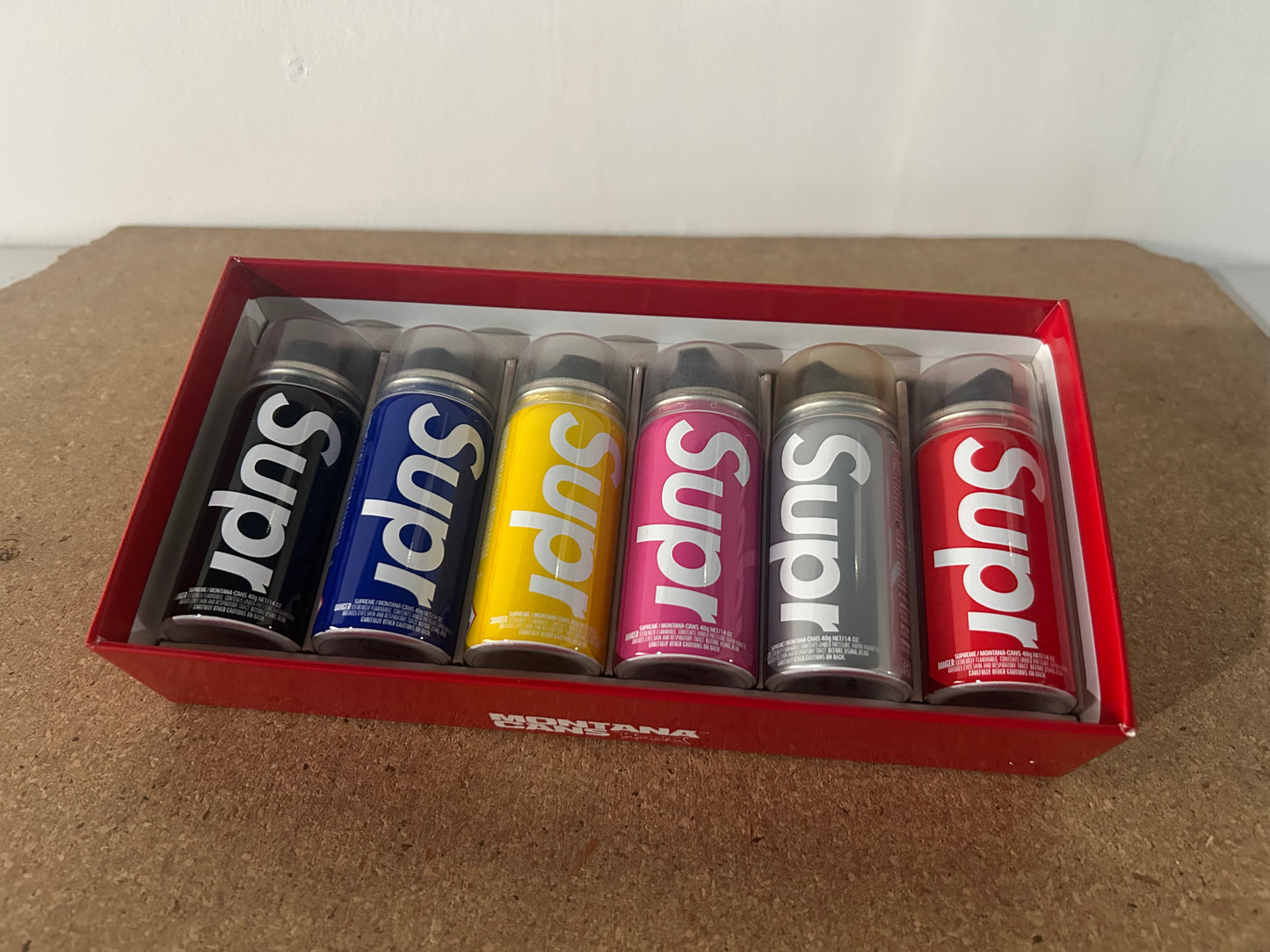 Supreme x Montana Spray Cans